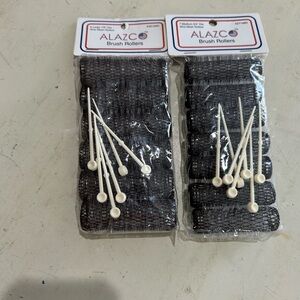 Vintage Style Hair Roller Mini Small Brush Rollers Mesh Curlers Bristles 2 Sizes